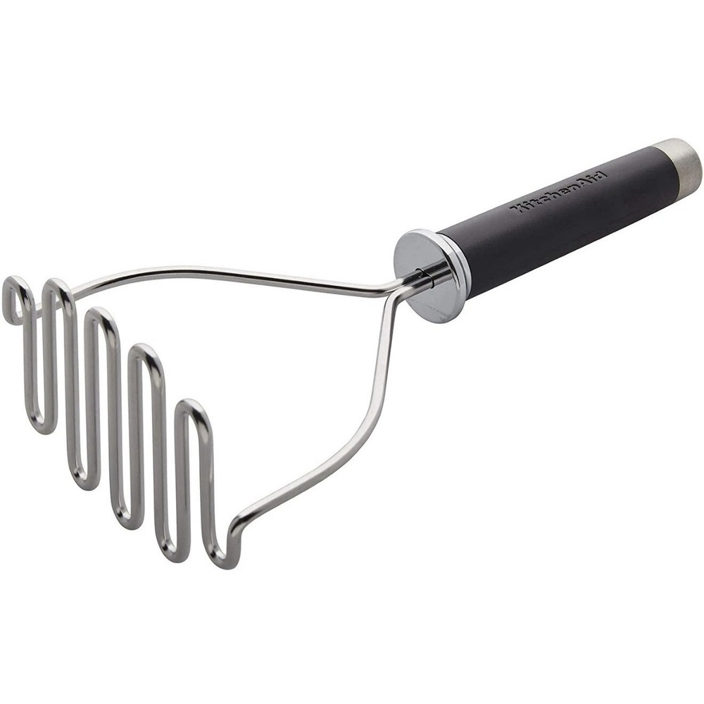 Gourmet Stainless Steel Wire Masher, 10.24-Inch, Black EUC